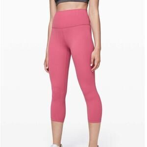 Lululemon Align Crop 21'' Women's Sz 2 Pink